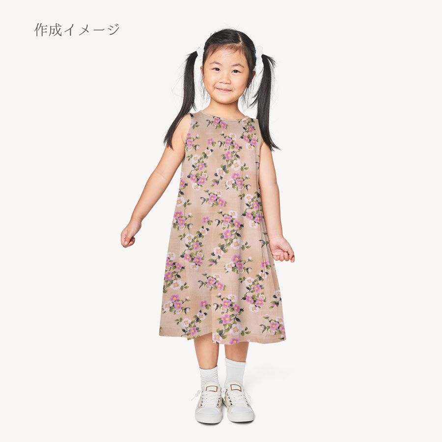 和柄コットン生地 ぼかし椿(ベージュ) 10cm単位 切り売り |  | 08