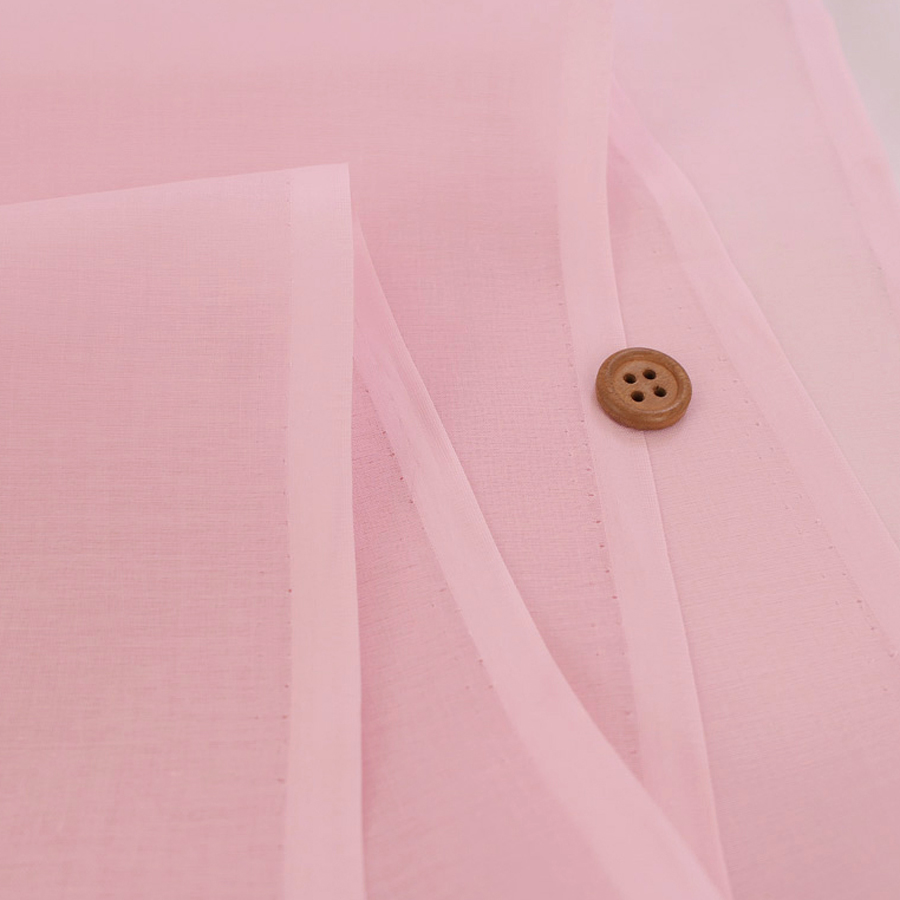 コットンオーガンジー生地・無地(ピンク) 10...の詳細画像2