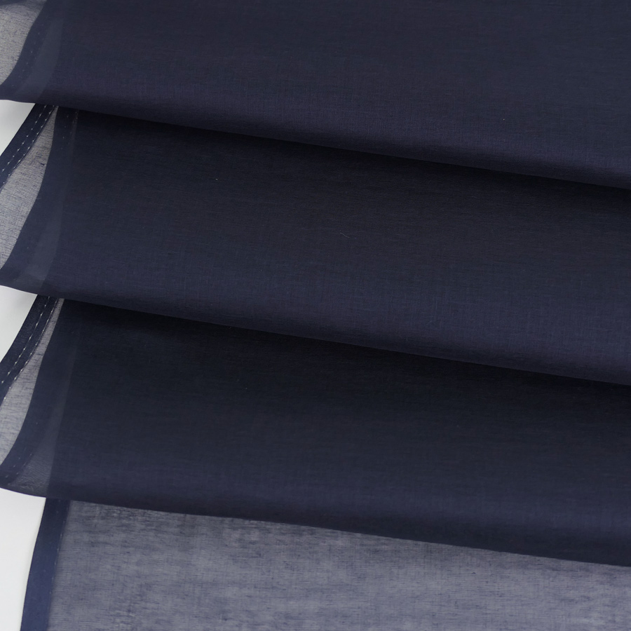コットンオーガンジー生地・無地(濃紺) 10cm単位 切り売り |  | 04