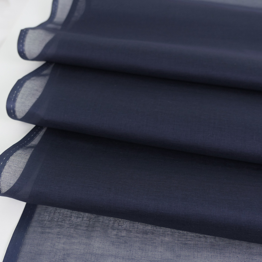 コットンオーガンジー生地・無地(濃紺) 10cm単位 切り売り |  | 05
