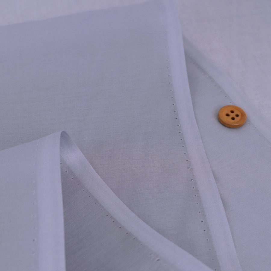 コットンオーガンジー生地・無地(グレー) 10cm単位 切り売り |  | 03