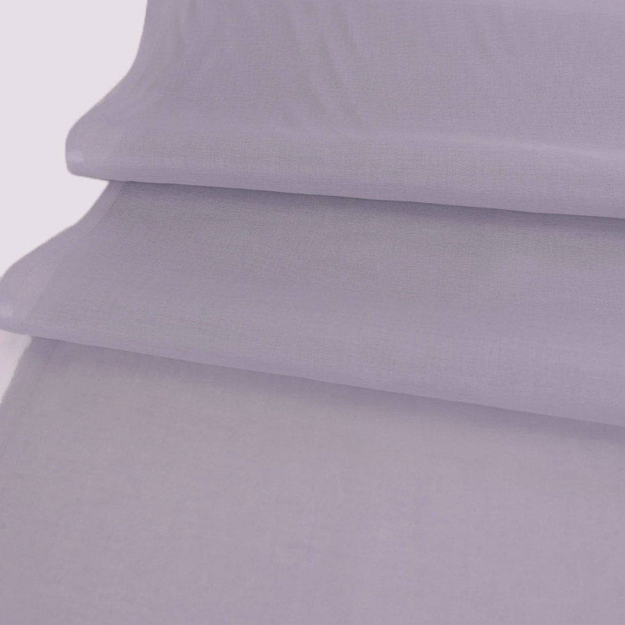 コットンオーガンジー生地・無地(ライトグレー) 10cm単位 切り売り |  | 01