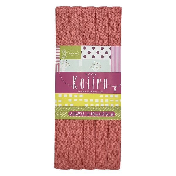 綿麻バイアステープ Koiiro（コイイロ）・ふちどり10ミリ |  | 01