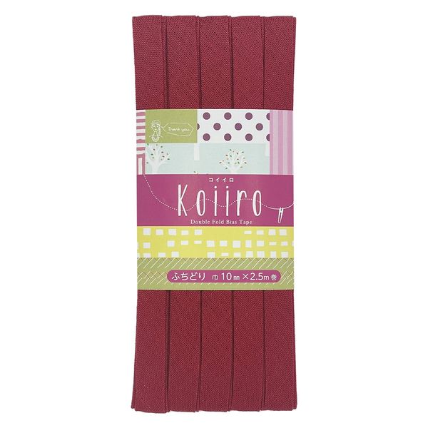 綿麻バイアステープ Koiiro（コイイロ）・ふちどり10ミリ |  | 04