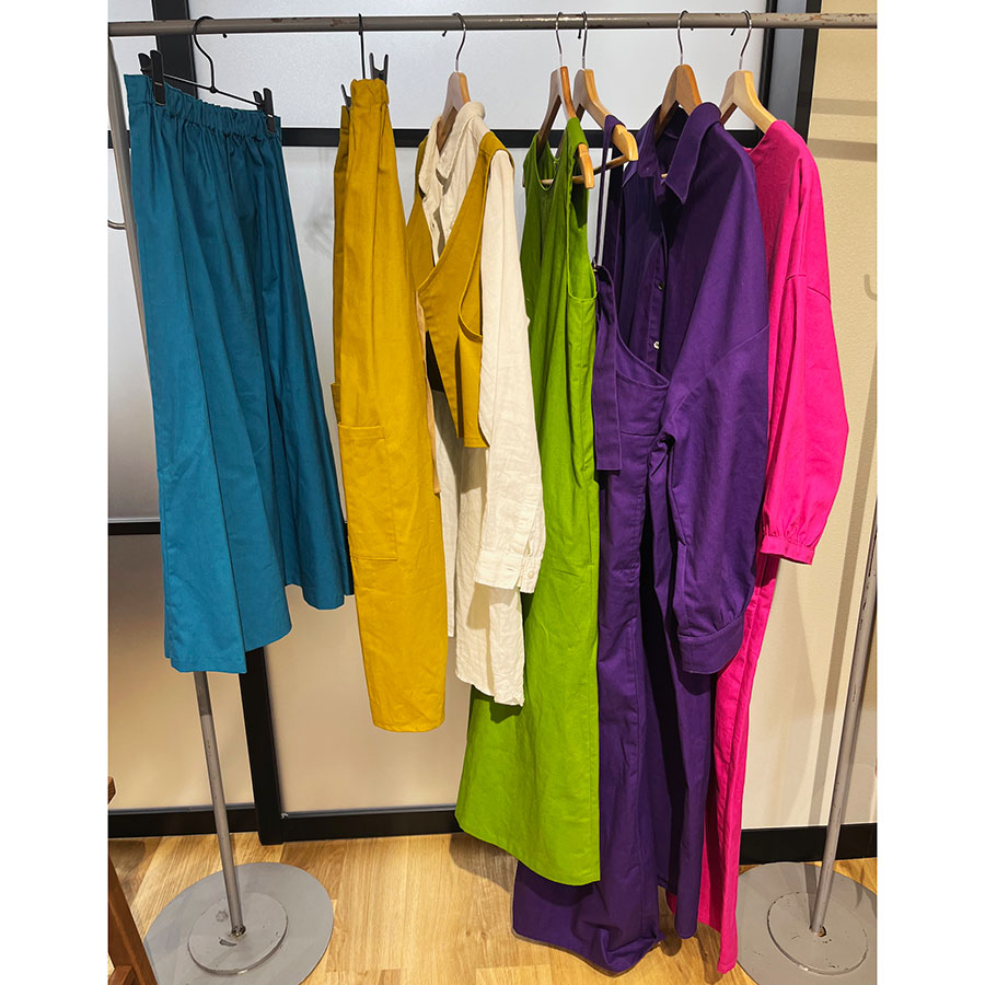 綿麻キャンバス生地 echino (グリーン) 10cm単位 切り売り |  | 11