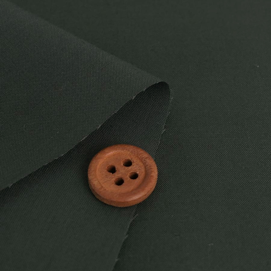 コットン生地 エイティスクエア無地 (深緑) シルケット加工 10cm単位 切り売り |  | 01