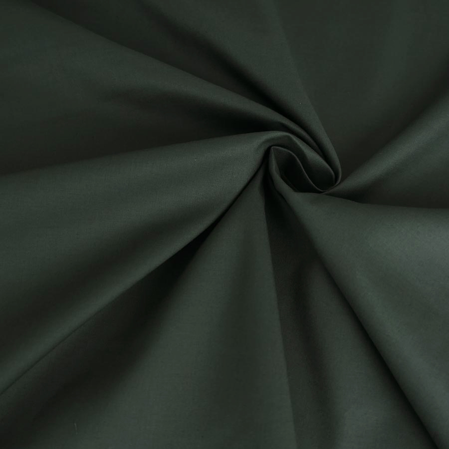 コットン生地 エイティスクエア無地 (深緑) シルケット加工 10cm単位 切り売り |  | 03