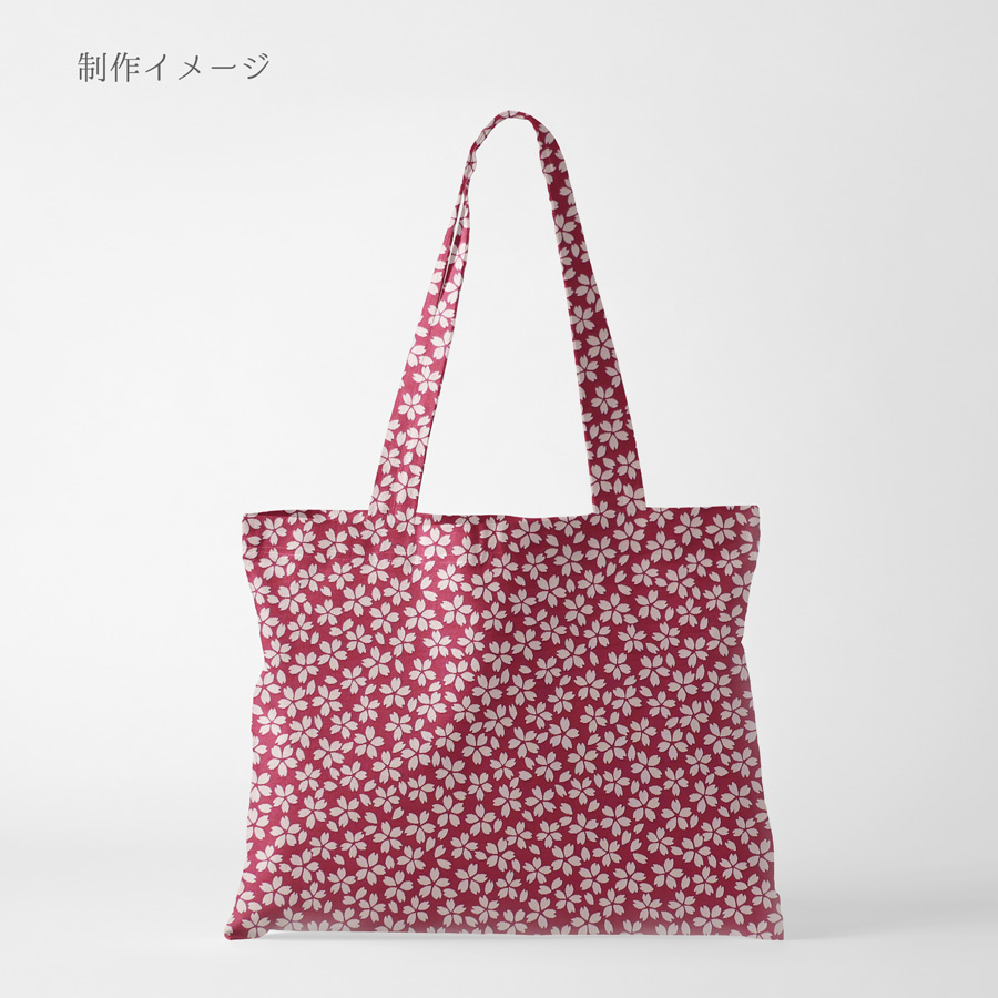 フクレジャガード生地 リバーシブル 桜ちらし(赤) 10cm単位 切り売り |  | 09
