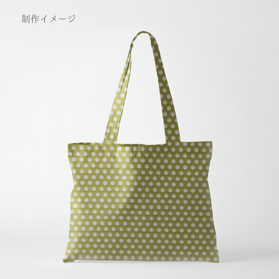 フクレジャガード生地 リバーシブル 水玉柄(若草) 10cm単位 切り売り |  | 05
