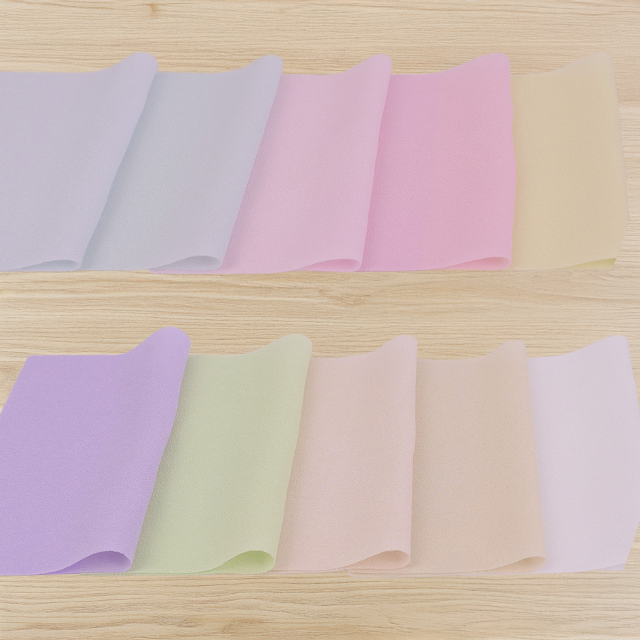 一越ちりめん 淡色10色セット/約22×20cm |  | 04