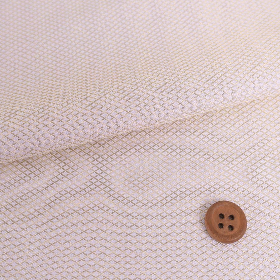 金襴生地(金らん) 干支向き 小さな斜め格子(クリーム) 10cm単位 切り売り |  | 01