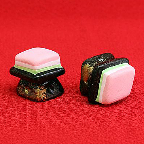 陶器製ミニひし餅・2個入｜nunogatari