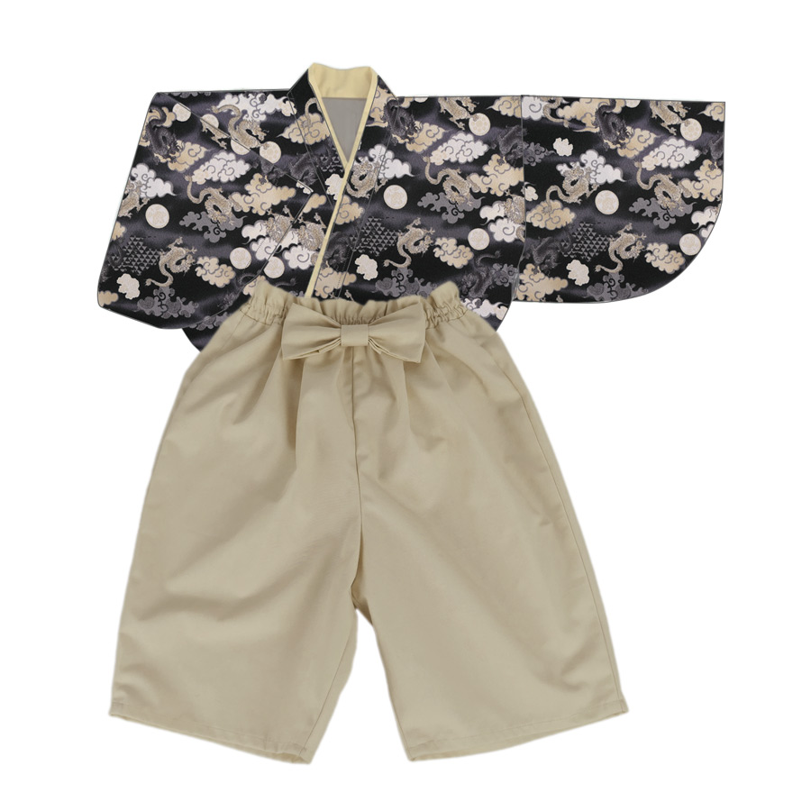 ポリちりめん・飛龍(黒) 10cm単位 切り売り |  | 03