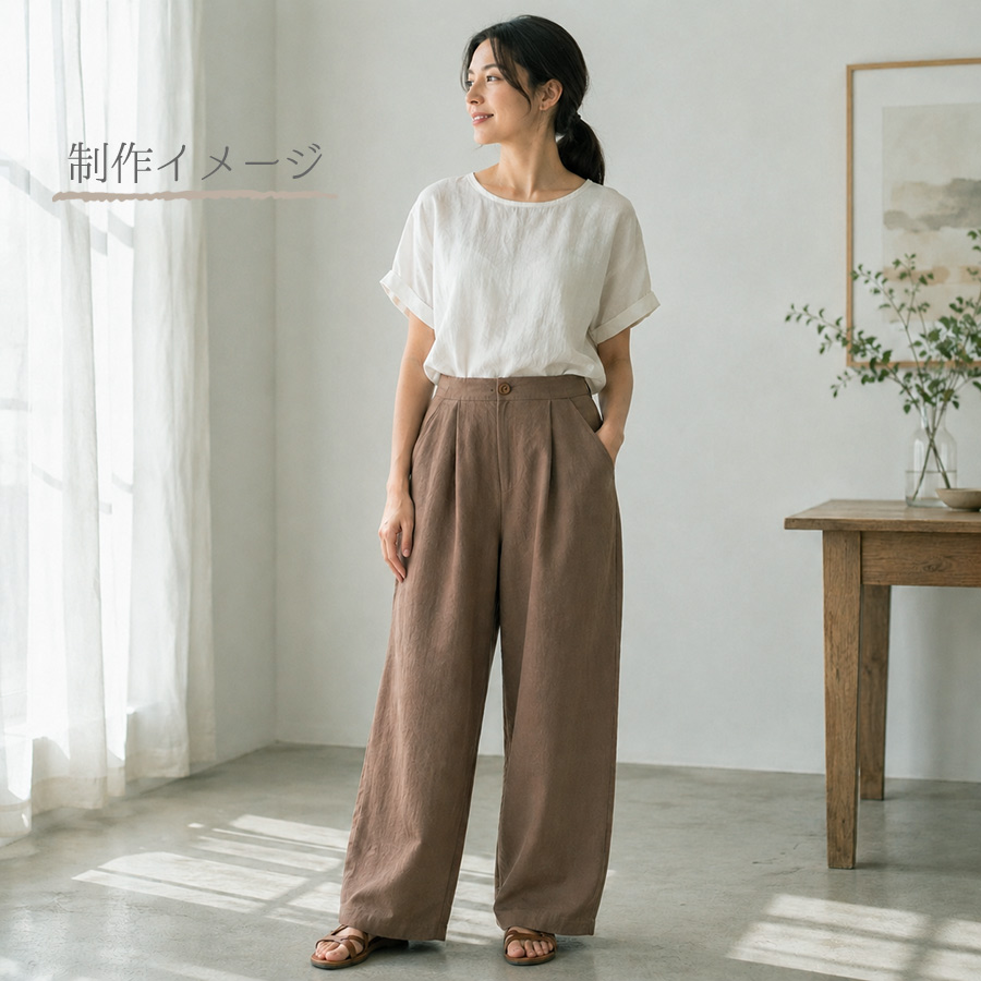 ソフトリネンコットンキャンバス生地(モカ) 10cm単位 切り売り |  | 03