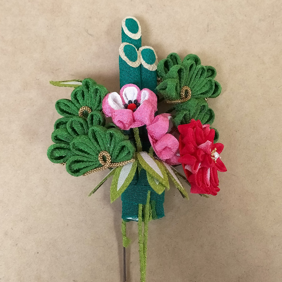 ちりめん手芸キット お細工門松 |  | 07