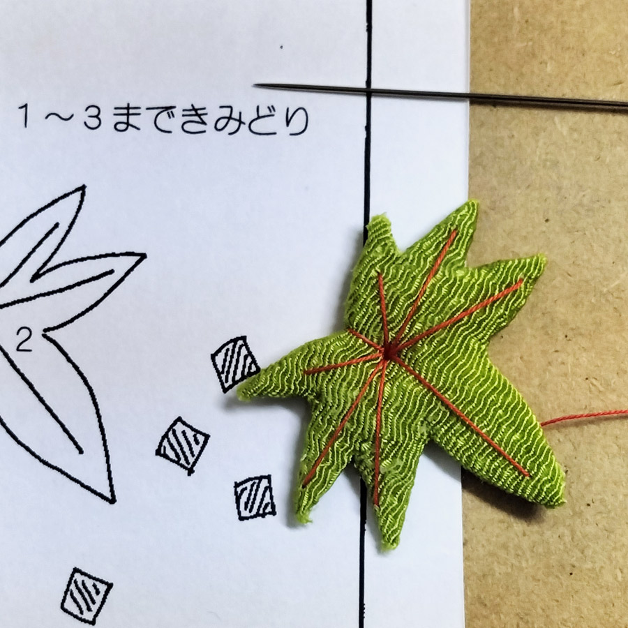 ちりめん手芸キット もてなしの花 7月 アジサイ(紫陽花) |  | 03