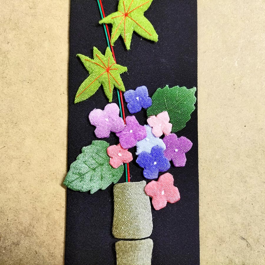ちりめん手芸キット もてなしの花 7月 アジサイ(紫陽花) |  | 06