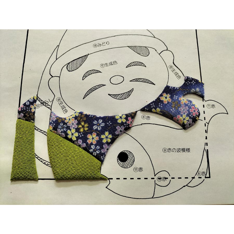 押し絵キット 開運招福七福神「恵比寿」 : 布がたり ヤフー店 - 通販