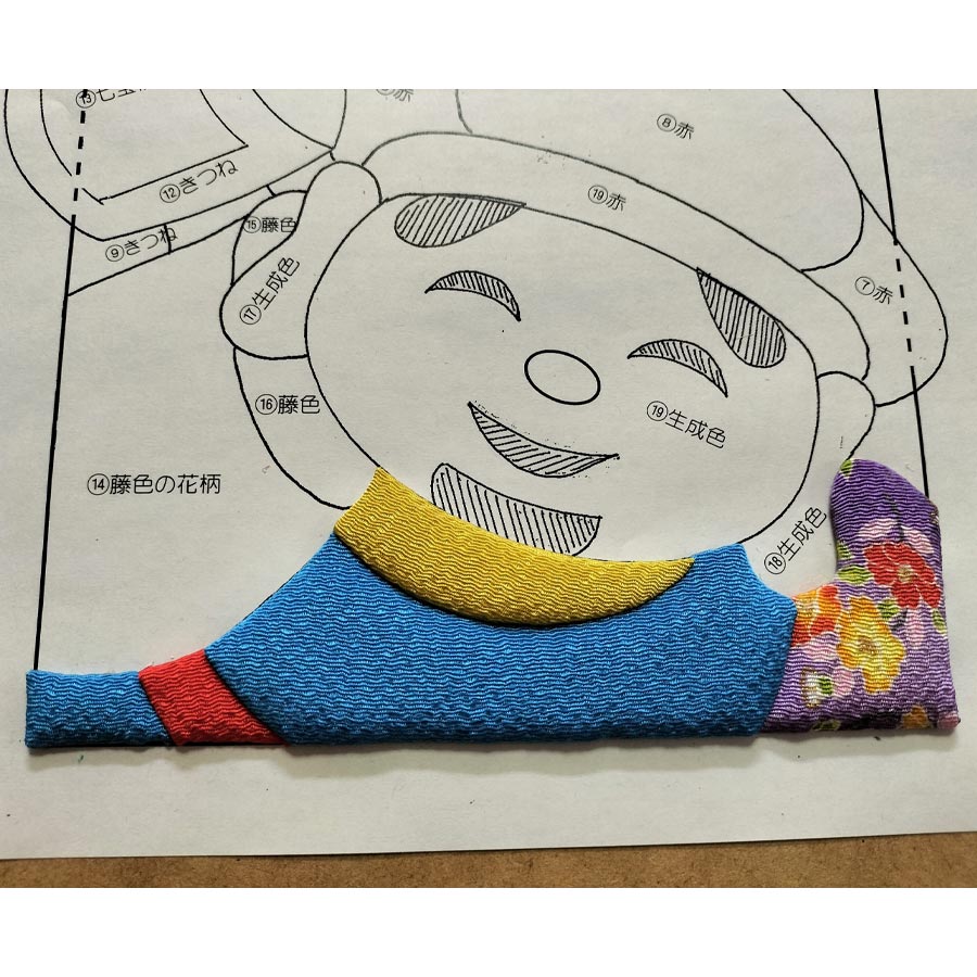 五月人形 押し絵、タペストリ－、額 「干支に乗る大黒天」 お名前