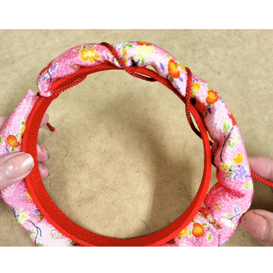 雛人形手作りキット ぷくぷくリース 仲良しひな祭り |  | 09