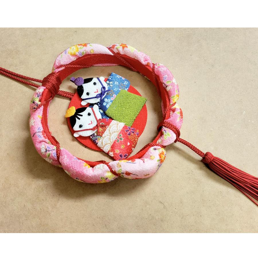 雛人形手作りキット ぷくぷくリース 仲良しひな祭り |  | 10