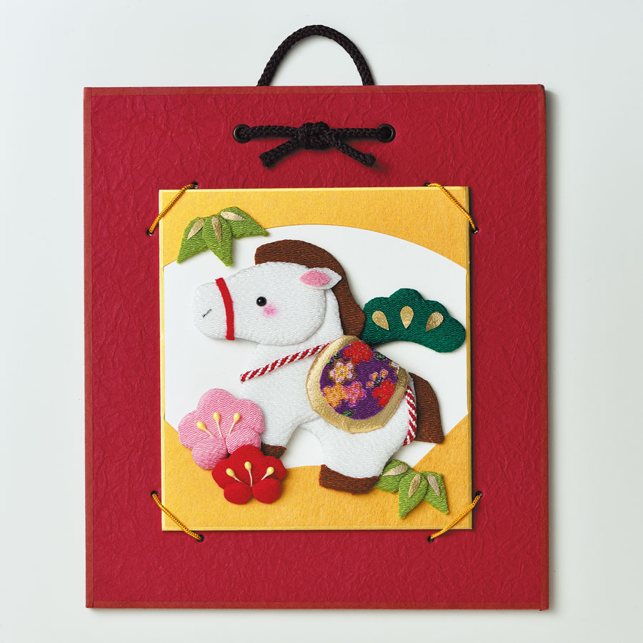 2026干支キット 押絵の豆色紙 招福午 : 布がたり ヤフー店 - 通販