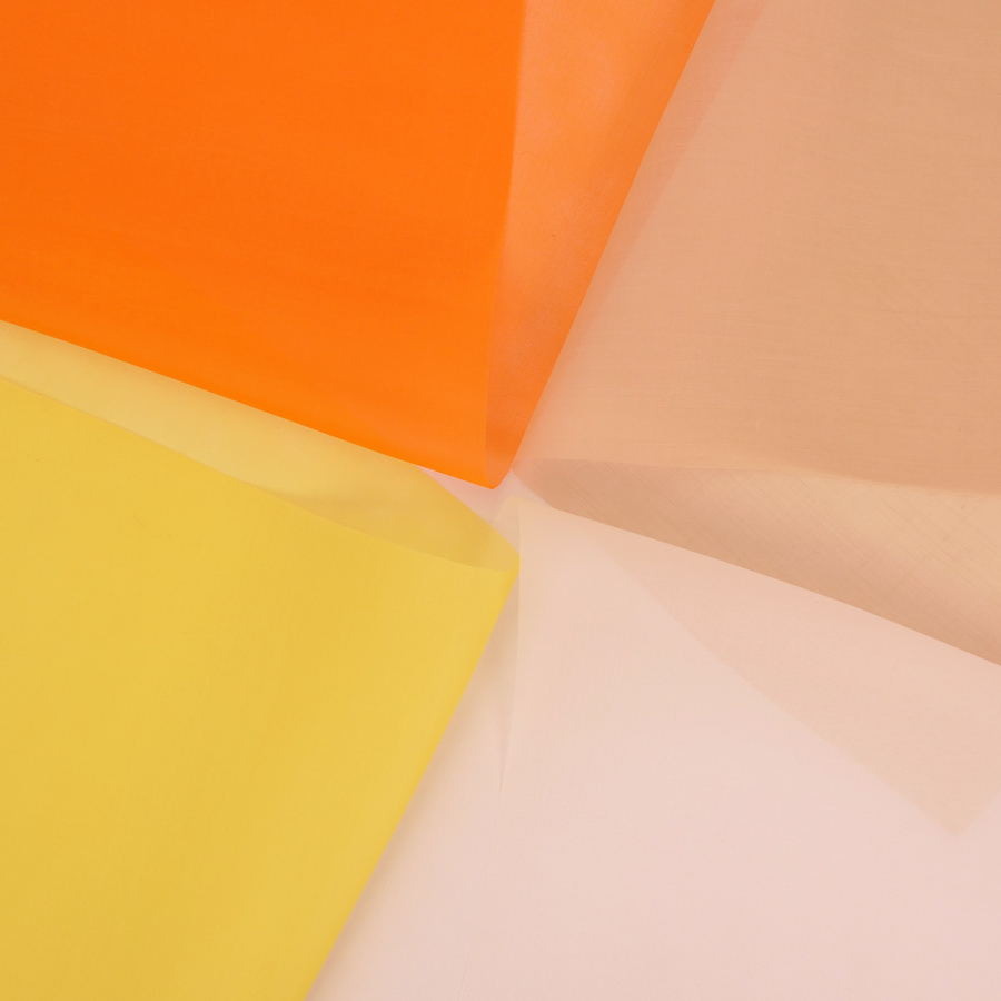 ベトナム製シルクオーガンジー(約45×25cm) 単色 つまみ細工用 |  | 12