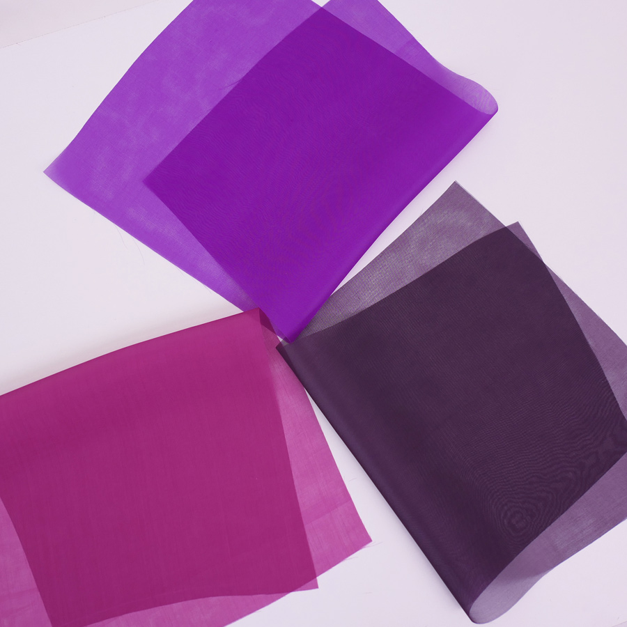 ベトナム製シルクオーガンジー(約45×25cm) 単色 つまみ細工用 |  | 13