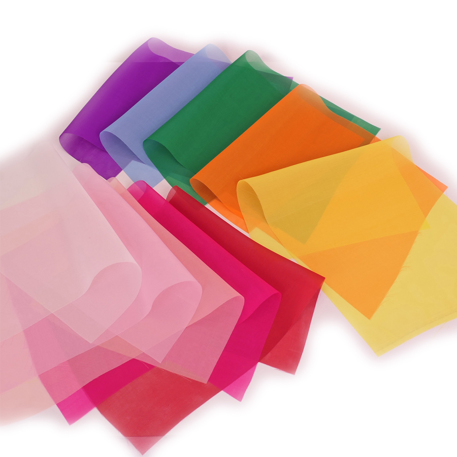 ベトナム製シルクオーガンジー(約45×25cm) 20色セット つまみ細工用 |  | 06