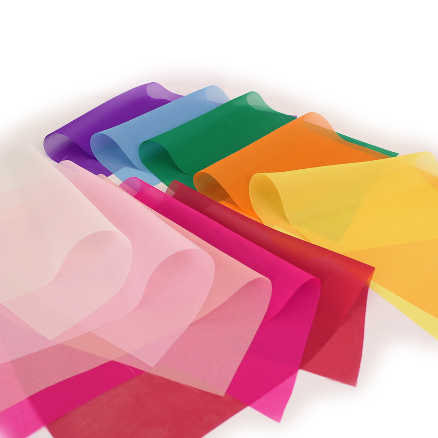 ベトナム製シルクオーガンジー(約45×25cm) 20色セット つまみ細工用 |  | 07