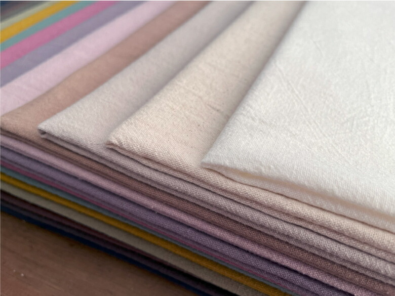綿麻キャンバス 綿85％ 麻15％ 高級 色豊富