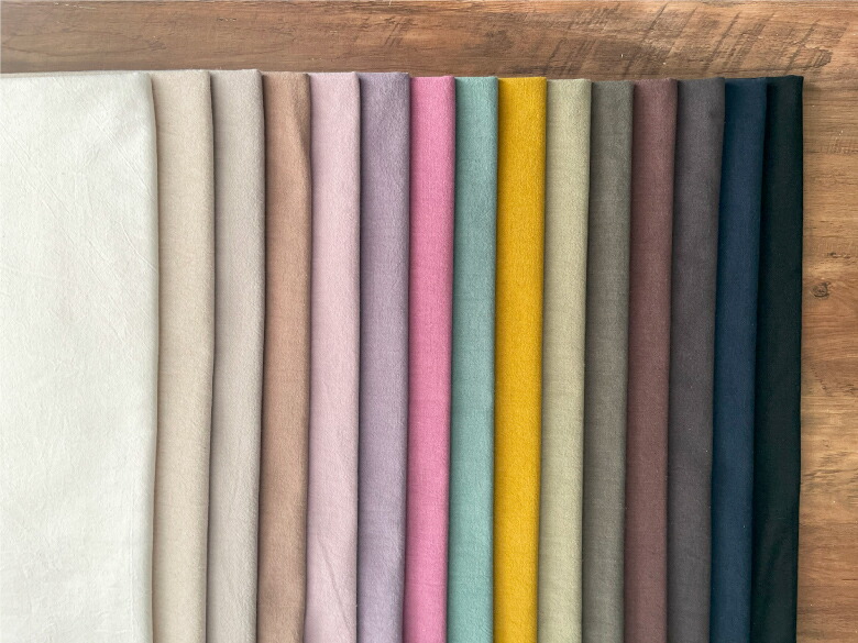 綿麻キャンバス 綿85％ 麻15％ 高級 色豊富