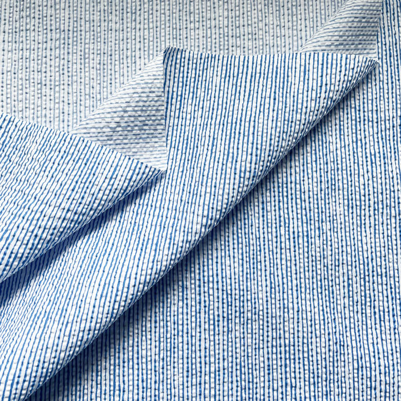 和柄 生地 布 よろけ縞 リップル 50cm単位販売 日本製 商用利用可
