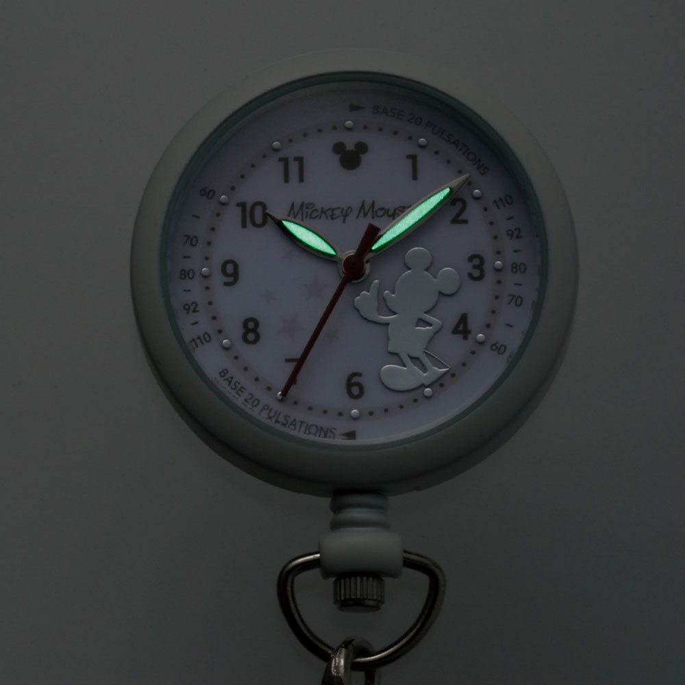 ナースリー ナース グッズ 看護 医療 時計 可愛い 針蓄光