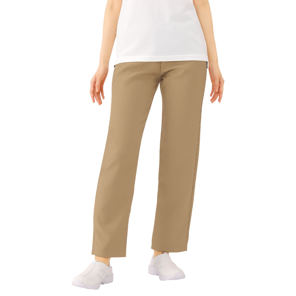 ほこりが落ちやすい！チノ見えストレッチパンツ(レディース)