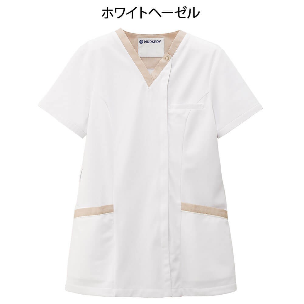 医療 ナース 看護 白衣 女性 コードレーン スクラブジャケット(オープン)｜nursery-y｜03