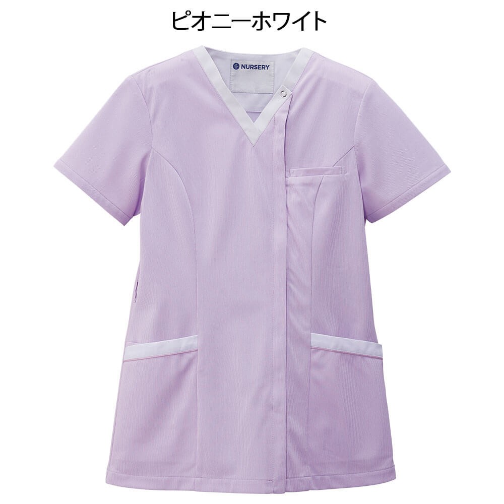医療 ナース 看護 白衣 女性 コードレーン スクラブジャケット(オープン)｜nursery-y｜04