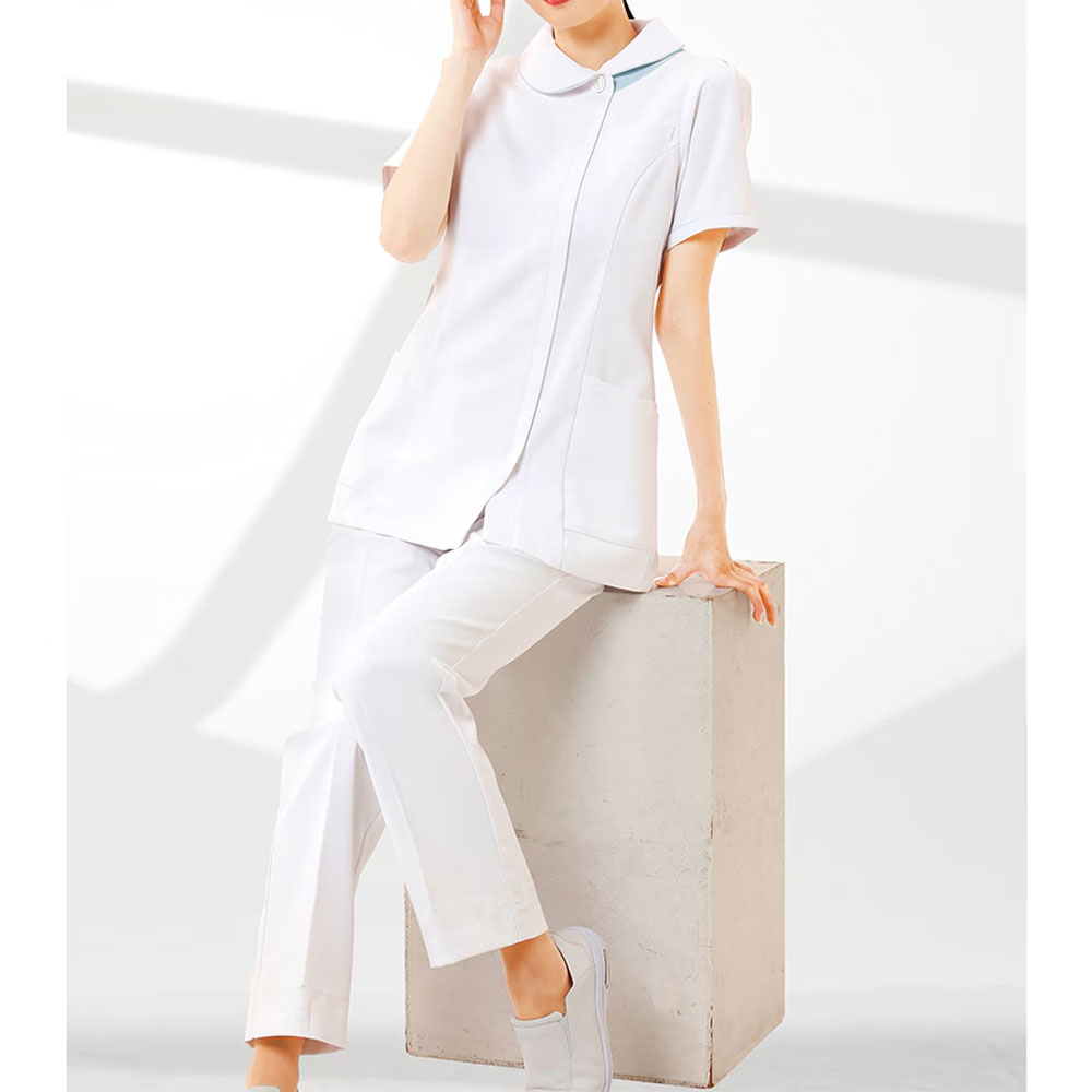 制電クールストレッチ アシメ衿ジャケット