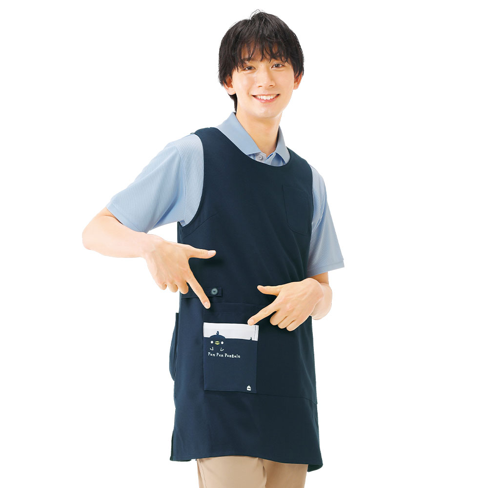 カラフルアニマル 海のエプロン(チュニック型)