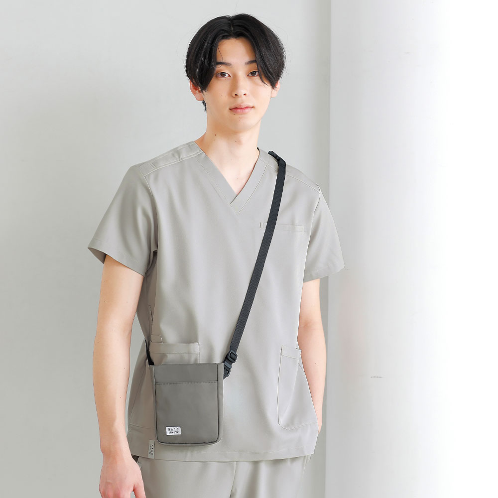 ナノ・ユニバース スクラブニットジャケット(NU2564)