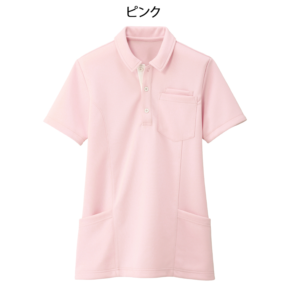 看護 介護 病院 保育士 ケア ヘルパー ユニフォーム 透けにくいポロシャツ(レギュラー)｜nursery-y｜03
