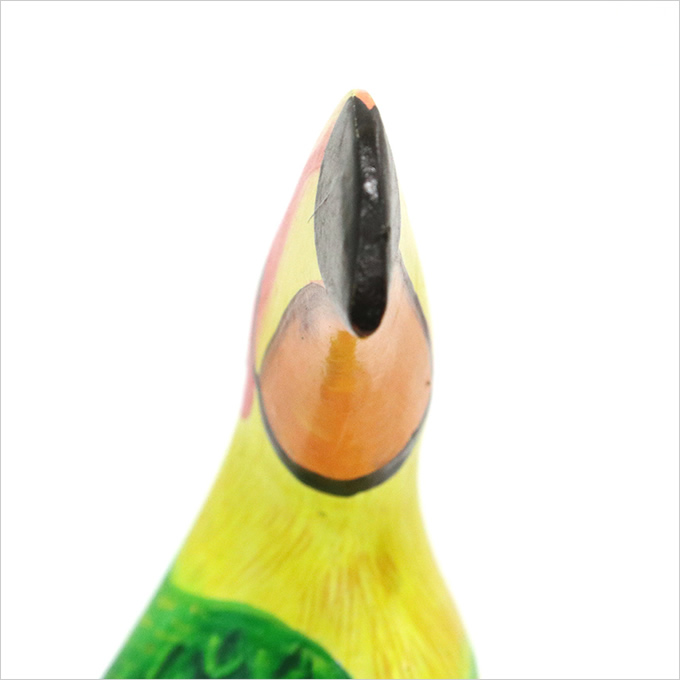 木彫りスタンドオオハシ H15 ウッド 置物 飾り ハワイアン雑貨