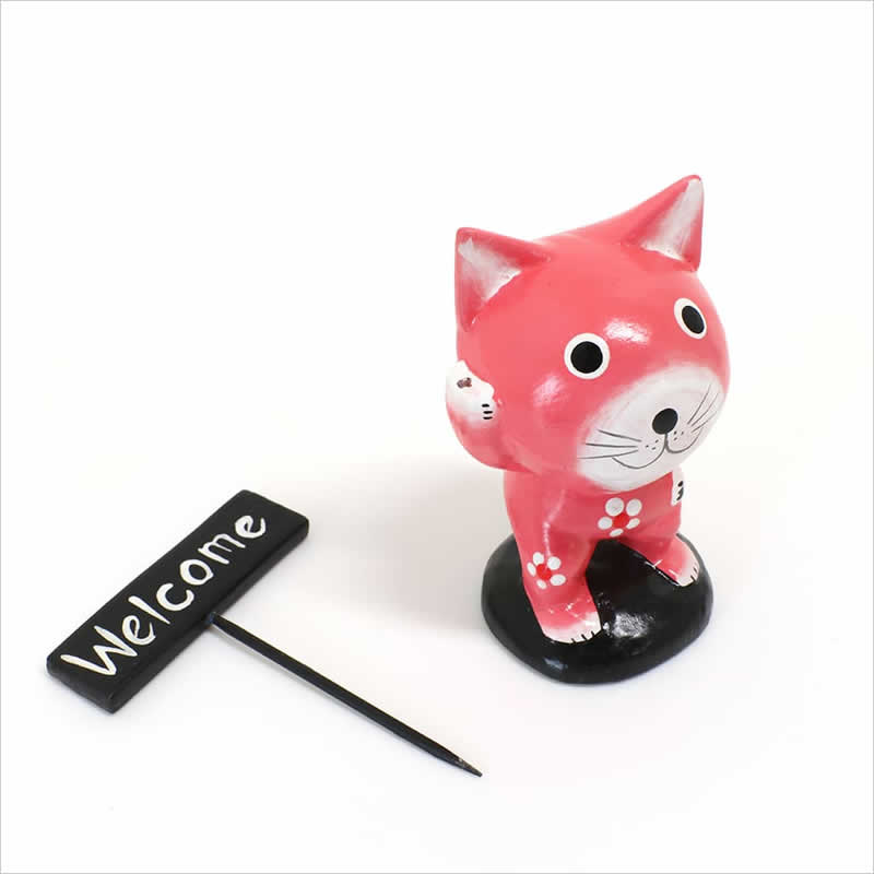 猫雑貨 かわいい ウェルカムボード ネコS ネコ ねこ バリ猫 ウエルカム