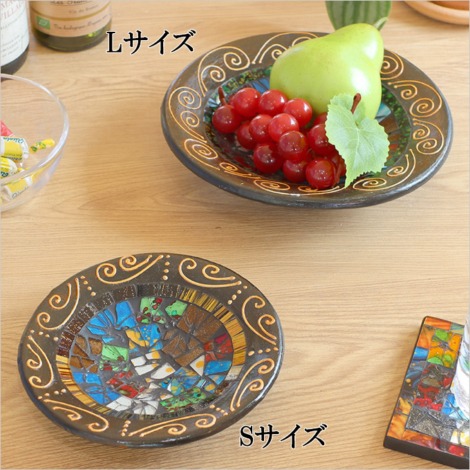モーゼル　Moser ガラス　トレイ　小皿　小物入れ IwaiLoft トレー 茶席 トレイ 【花海堂柄付き】 ガラス 木製