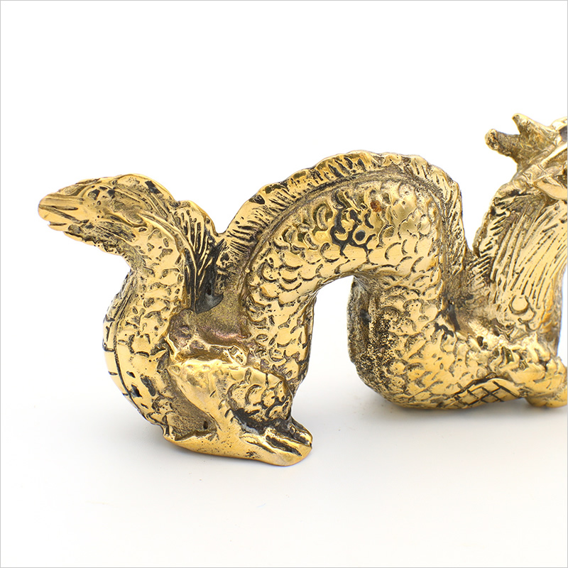 ブラス ドラゴン 開運 運気 置物 ディスプレイオブジェ 真鍮 龍 竜