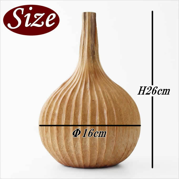 花瓶 木製 アジアン雑貨 民芸品 置物 楽天市場】チークウッド フラワーベース （黒40cmC） 【 木製