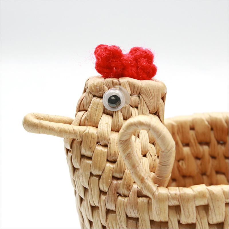 ウォーターヒヤシンス ニワトリシリンダーバスケット S ナチュラル