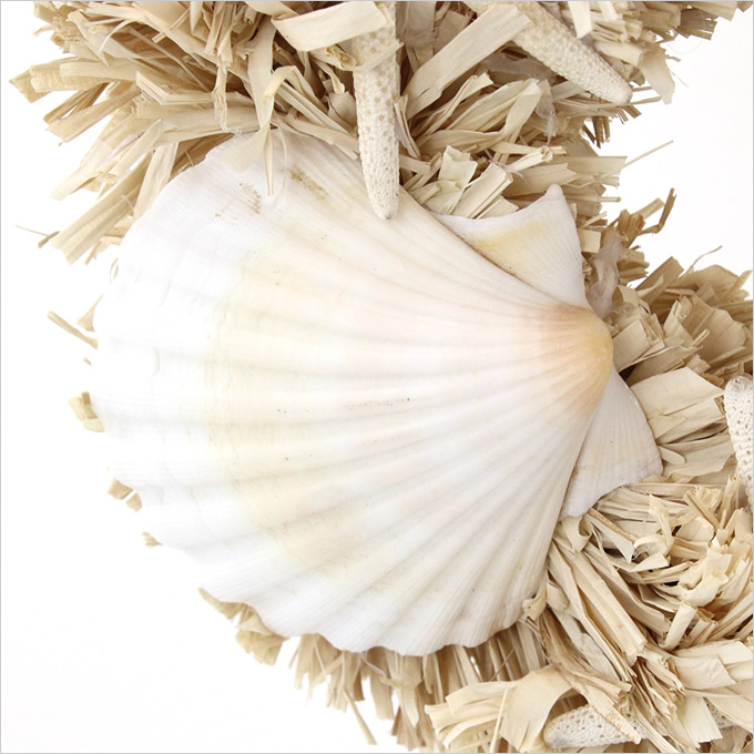 ハワイアン雑貨 ラフィア リース 吊るし オーナメント ガーランド