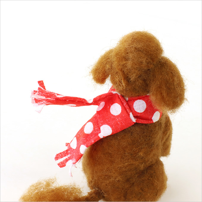 フェルト アニマル トイプードル イヌ いぬ 犬 わんちゃん 動物