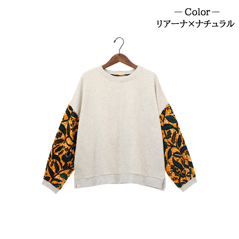 Shanti ショートプル アフリカン× スウェット おしゃれ レディース 